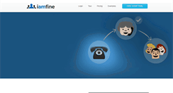 Desktop Screenshot of iamfine.com